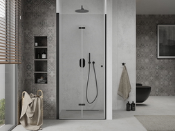 Mexen Lima ușă de duș pliabilă 100 cm, transparent, Neagră - 856-100-000-70-00