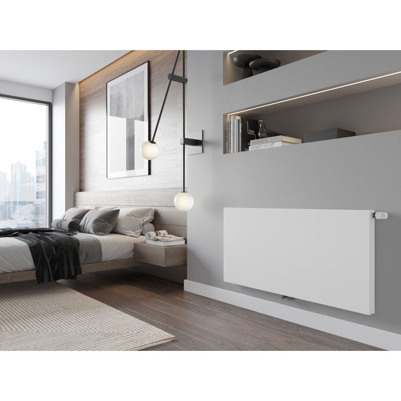 Mexen Flat CCF11 radiator plăci 900 x 600 mm, conexiune inferioară centrală, 654 W, alb - W6C11F-090-060-00