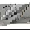 Mexen Lima ușă de duș pliabilă 110 cm, transparent, Neagră - 856-110-000-70-00