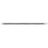 Mexen Line CCL11 lapos radiátor 400 x 1100 mm, alsó középcsatlakozás, 611 W, fehér - W6C11L-040-110-00