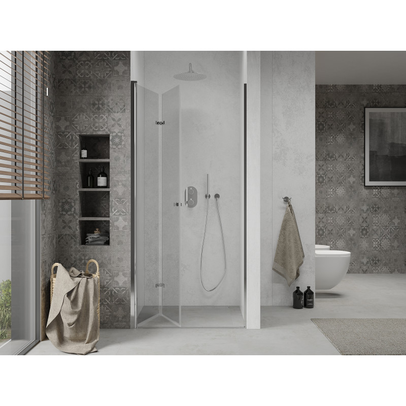Mexen Lima ușă de duș pliabilă 85 cm, transparentă, crom - 856-085-000-01-00