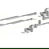 Suport dublu rotativ pentru prosop Mexen, crom - 7039242-00