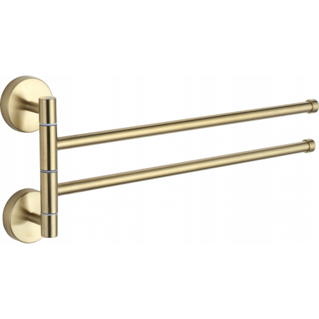 Mexen cuier dublu rotativ pentru prosop, auriu - 7039242-50