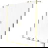 Mexen Velar Duo paravan cadă 2-canate glisant 160 x 150 cm, mat, auriu periat - 896-160-000-32-55