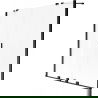 Mexen Velar Duo paravan de cadă cu 2 aripi glisante 160 x 150 cm, ceață, negru - 896-160-000-32-70