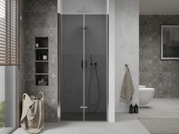 Mexen Lima ușă de duș pliabilă 100 cm, Grafit, Crom - 856-100-000-01-40