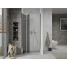 Mexen Lima ușă de duș pliabilă 90 cm, Grafit, Crom - 856-090-000-01-40