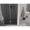 Mexen Lima ușă de duș pliabilă 90 cm, Grafit, Crom - 856-090-000-01-40