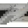 Mexen Lima cabină de duș pliabilă 80 x 80 cm, transparent, Crom + cadă de duș Flat, Neagră - 856-080-080-01-00-4070