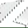Mexen Velar Duo 2-szárnyú, toló fürdőkádparaván 140 x 150 cm, átlátszó, fémes szürke - 896-140-000-02-95