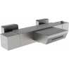 Mexen Cube baterie de baie termostatică, gri pistol periat - 77360-66