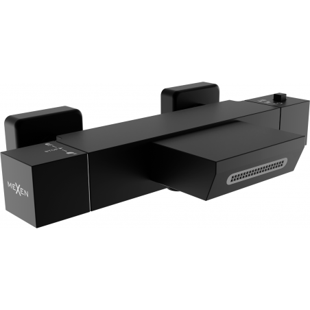 Mexen Cube baterie de cadă termostatică, neagră - 77360-70