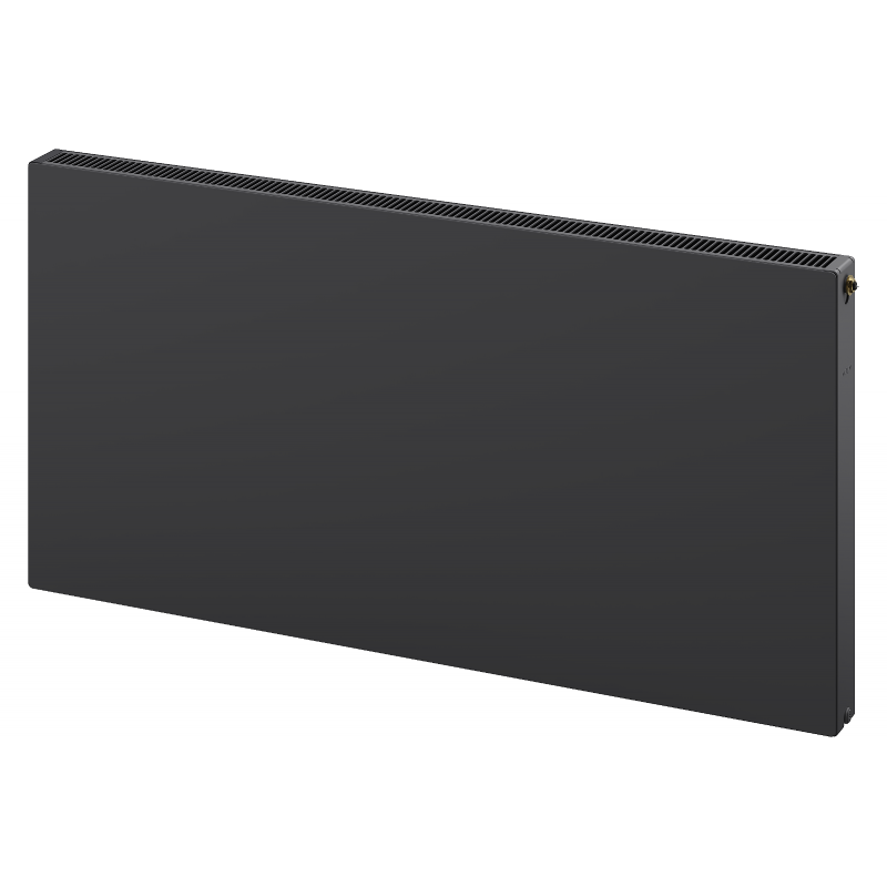 Mexen Flat CCF21 lapos radiátor 300 x 400 mm, alsó közép csatlakozás, 252 W, antracit - W6C21F-030-040-66
