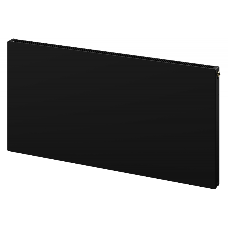 Mexen Flat CCF11 radiator tip plăcuță 400 x 400 mm, conectare inferioară centrală, 222 W, negru - W6C11F-040-040-70