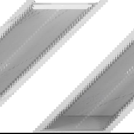 Mexen Exo uși de duș duble cu balamale 80 cm, transparent, crom - 814-080-000-01-00