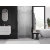 Mexen Exo-B Duo uşi de duș duble rabatabile 80 cm, transparent, crom - 814-080-000-01-00