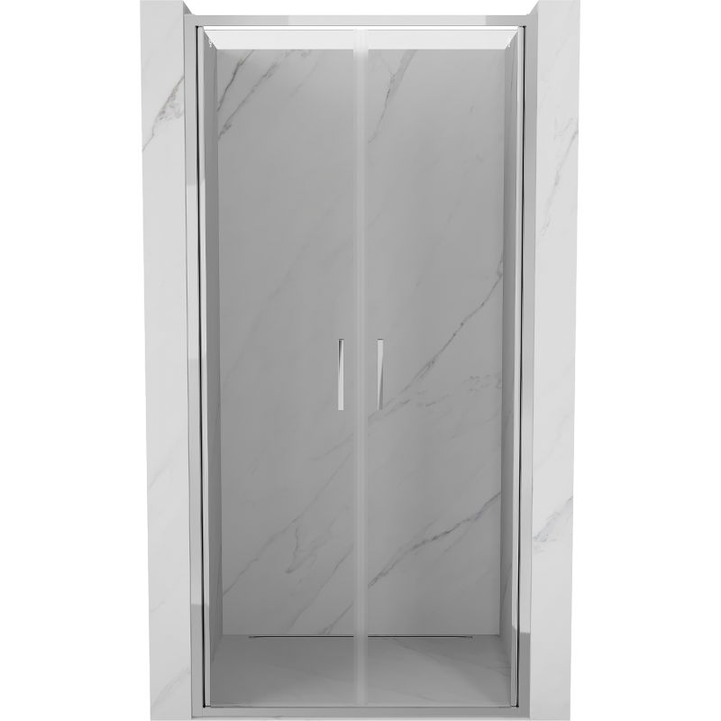 Mexen Exo ușile de duș duble batante 100 cm, transparente, crom - 814-100-000-01-00