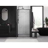 Mexen Exo-B Duo kétszárnyú zuhanyajtó 90 cm-es, átlátszó, fekete - 814-090-000-70-00