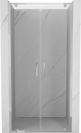 Mexen Exo-BR Duo uși de duș duble batante 70 cm, transparente, cromate - 8182-070-000-01-00
