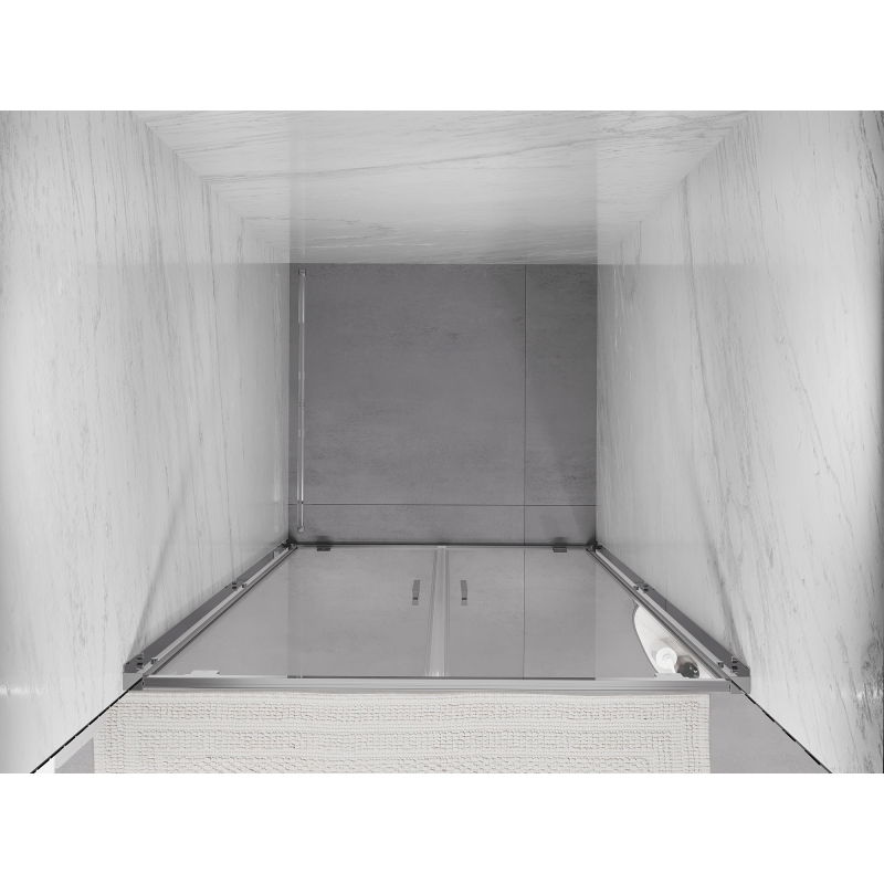 Mexen Exo uși de duș duble batante 90 cm, transparent, crom - 8182-090-000-01-00