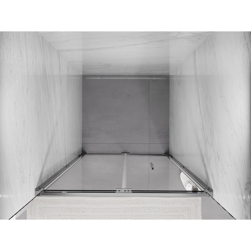 Mexen Exo-F uși de duș pliabile 80 cm, transparente, crom - 816-080-000-01-00