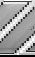 Mexen Exo összecsukható zuhanyajtó 60 cm, áttetsző, fekete - 816-060-000-70-00
