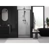 Mexen Exo uși de duș pliante 80 cm, transparent, negru - 816-080-000-70-00