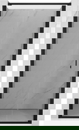 Ușa de duș pliabilă Mexen Exo 85 cm, transparentă, neagră - 816-085-000-70-00