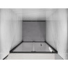 Mexen Exo-F uși de duș pliabile 70 cm, transparente, negre - 816-070-000-70-00