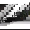 Mexen Exo uși de duș pliabile 90 cm, transparente, negre - 816-090-000-70-00