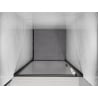 Mexen Exo-B ușă de duș batantă 70 cm, transparentă, neagră - 817-070-000-70-00