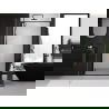 Mexen Exo ușă de duș pivotantă 85 cm, transparentă, neagră - 817-085-000-70-00