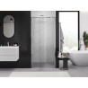 Mexen Exo-R 90 cm-es kinyitható zuhanyajtó, átlátszó, króm - 819-090-000-01-00