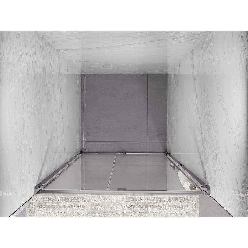 Mexen Exo ușă de duș batantă 115 cm, transparentă, crom - 819-115-000-01-00