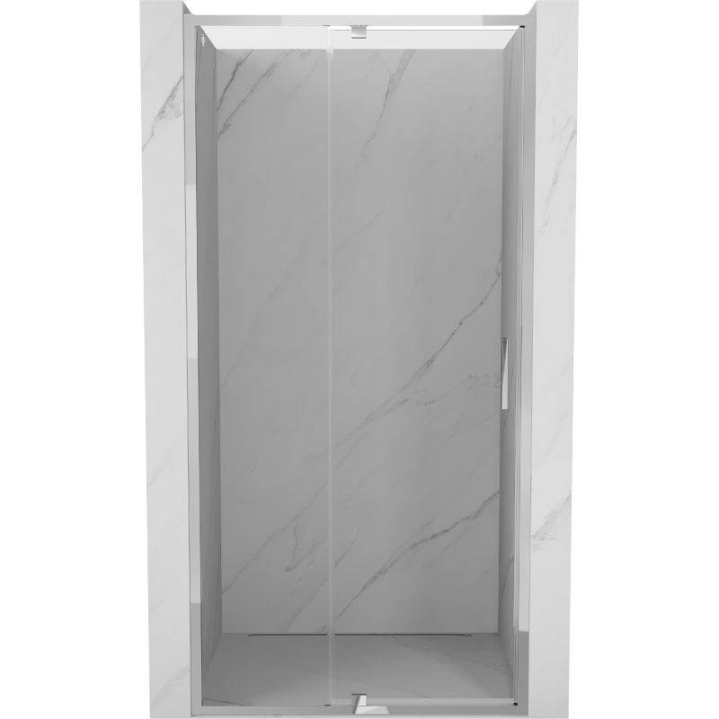 Mexen Exo ușă de duș batantă 125 cm, transparent, crom - 819-125-000-01-00