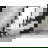Mexen Exo uși de duș batante 130 cm, transparent, crom - 819-130-000-01-00
