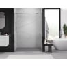 Mexen Exo 145 cm-es, átlátszó, króm nyíló zuhanyajtó - 819-145-000-01-00