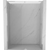 Mexen Exo-R 150 cm-es, átlátszó, króm nyitható zuhanyajtó - 819-150-000-01-00