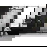 Mexen Exo uși de duș pivotante 120 cm, transparent, negre - 819-120-000-70-00