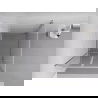 Mexen Exo cabină de duș pivotantă 80 x 80 cm, transparent, crom - 814-080-080-01-00