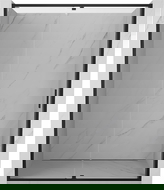 Mexen Exo uși de duș pivotante 155 cm, transparente, negre - 819-155-000-70-00