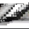 Mexen Exo uși de duș pivotante 145 cm, transparente, negre - 819-145-000-70-00