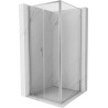 Mexen Exo-B Duo cabină de duș batantă 90 x 90 cm, transparentă, crom - 814-090-090-01-00