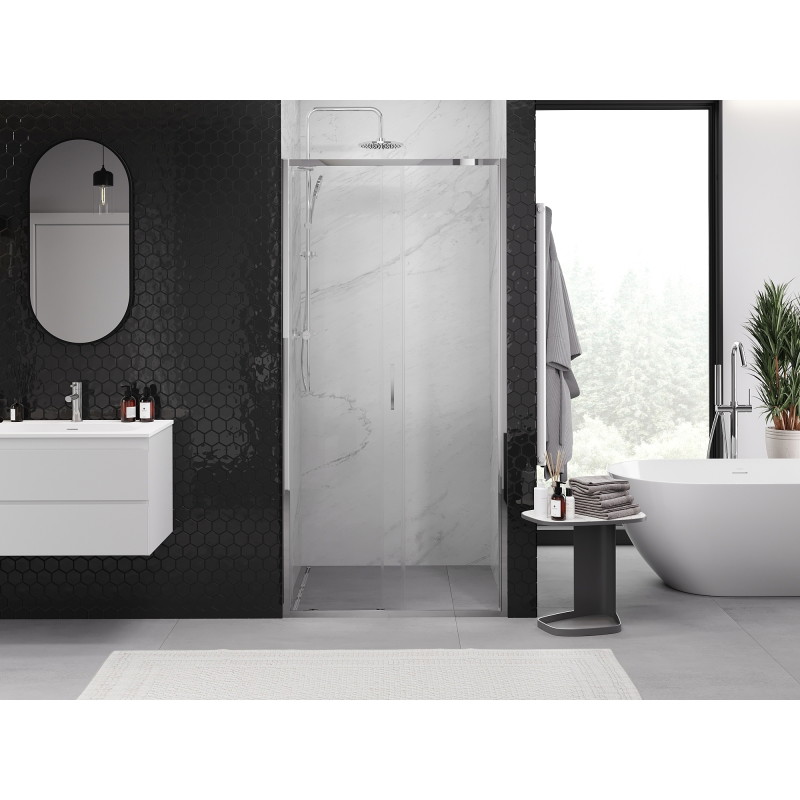 Mexen Exo-S uși de duș glisante 95 cm, transparent, crom - 8151-095-000-01-00