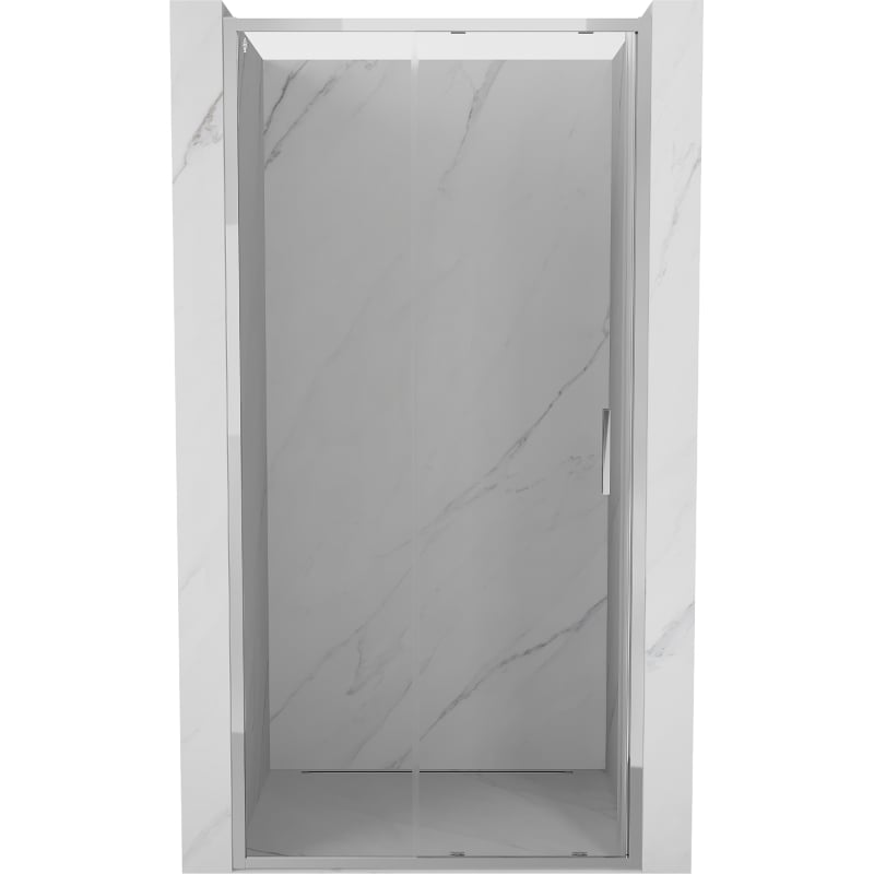 Mexen Exo tolóajtós zuhanyajtó 115 cm, átlátszó, króm - 8151-115-000-01-00