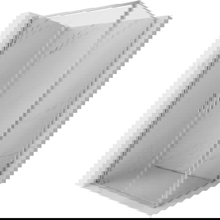 Mexen Exo cabină de duș cu deschidere de 70 x 75 cm, transparent, crom - 814-070-075-01-00