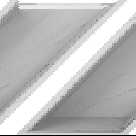 Mexen Exo uși de duș glisante 140 cm, transparente, crom - 8151-140-000-01-00