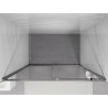 Mexen Exo-S uși de duș glisante 135 cm, transparent, crom - 8151-135-000-01-00