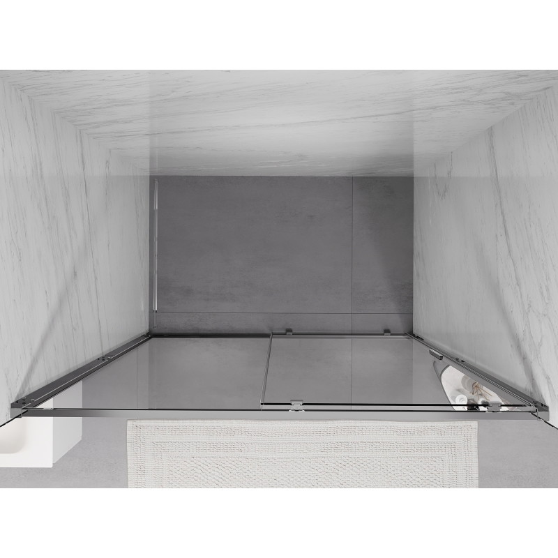Mexen Exo-S ușă de duș glisantă 160 cm, transparentă, crom - 8151-160-000-01-00