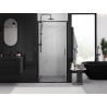 Mexen Exo-S uși de duș glisante 90 cm, transparent, negru - 8151-090-000-70-00